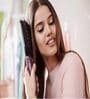 Philips BHH73 Naturally Heated Silk Protect Technology Hair Straightener Brush (Wine)