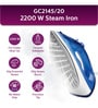 Philips EasySpeed Plus Steam Iron GC2145/20-2200 Watt, Quick Heat Up with up to 30 g/min steam, 110 g steam Boost