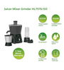 Philips HL7579/00 600W Juicer Mixer Grinder with 1 Nutri Juicer Jars