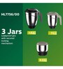 Philips HL7756 750W Mixer Grinder with 3 Jars