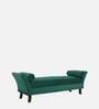 Phillipa Velvet Chaise Lounger In Green Colour