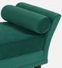 Phillipa Velvet Chaise Lounger In Green Colour