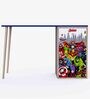 Philosopher Avengers Kids Study Table in Blue Colour with Drawer Storage