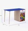 Philosopher Avengers Kids Study Table in Blue Colour with Drawer Storage
