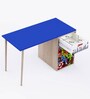 Philosopher Avengers Kids Study Table in Blue Colour with Drawer Storage