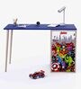 Philosopher Avengers Kids Study Table in Blue Colour with Drawer Storage