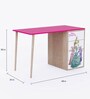Philosopher Disney Princess Kids Study Table in Pink Colour