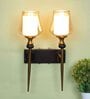 Phiora Gold and Brown Iron Wall Light  | E27 holder | without Bulb |  Eliante