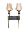 Phiora Gold and Brown Iron Wall Light  | E27 holder | without Bulb |  Eliante