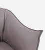 Phoebe Sofa Arm Chair In Light Purple/Leather Color