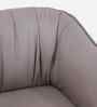 Phoebe Sofa Arm Chair In Light Purple/Leather Color
