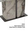 Phoenix American Marble Console Table Premium Marble Top Rectangular Shape