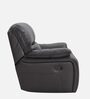 Phoenix Leatherette 1 Seater Manual Recliner in Black Colour