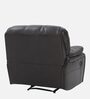 Phoenix Leatherette 1 Seater Manual Recliner in Black Colour