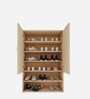 Pholes Shoe Cabinet In Beige Teak Finish