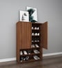 Pholes Shoe Cabinet In Walnut Finish