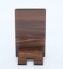 Desk Organiser MDF Phone Stand Brown