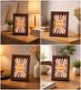 Black Matte Plastic Rectangular Photo Frame