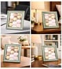 Green Matte Plastic Square Collage Photo Frame