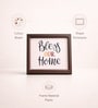 Brown Matte Plastic Rectangular Photo Frame