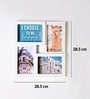 White Matte Plastic Rectangular Photo Frame