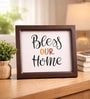 Brown Matte Plastic Rectangular Photo Frame