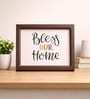 Brown Matte Plastic Rectangular Photo Frame