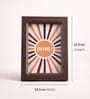 Black Matte Plastic Rectangular Photo Frame