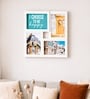 White Matte Plastic Rectangular Photo Frame