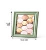 Green Matte Plastic Square Collage Photo Frame