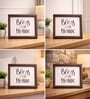 Brown Matte Plastic Rectangular Photo Frame