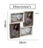 Photo Frames Collage White