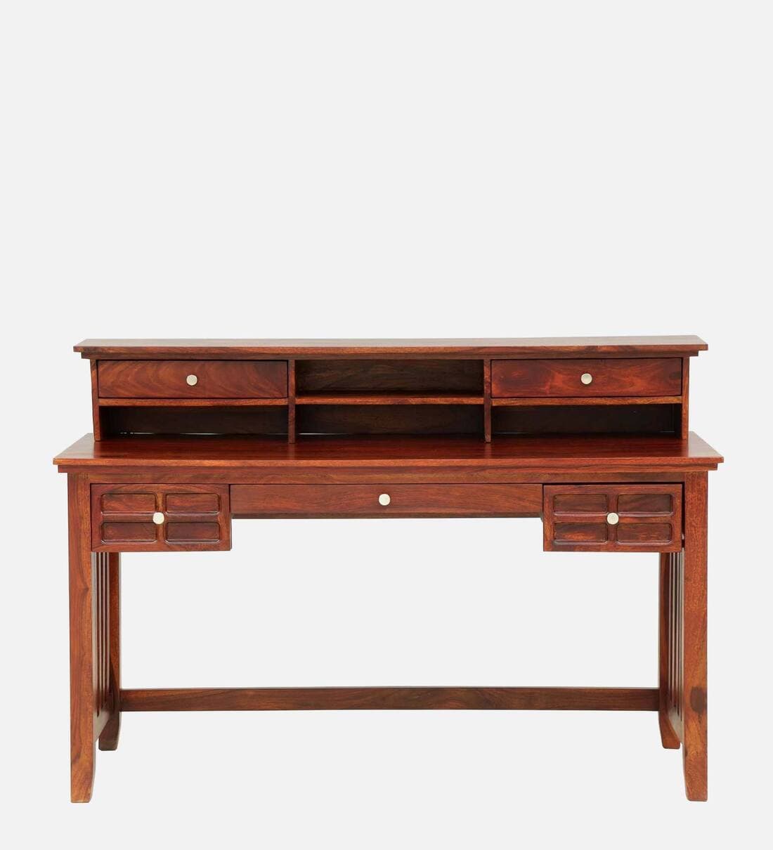 Buy Stanfield Sheesham Wood Writing Table in Scratch Resistant Honey Oak  Finish at 8% OFF by Amberville from Pepperfry