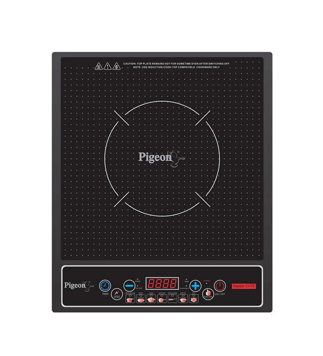 Buy Pigeon 1800W Induction Cooktop (Model No RAPIDO CUTE) Online
