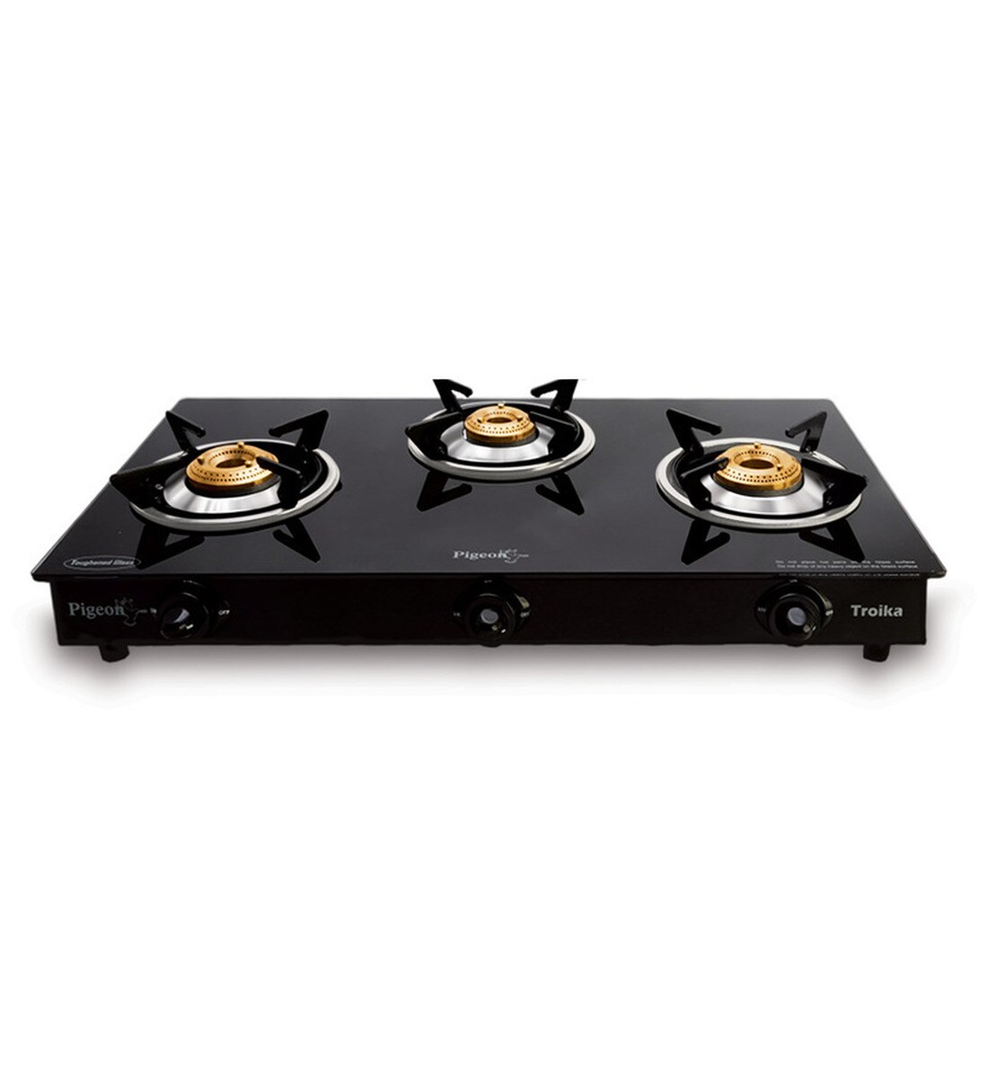 pigeon troika 3 burner gas stove