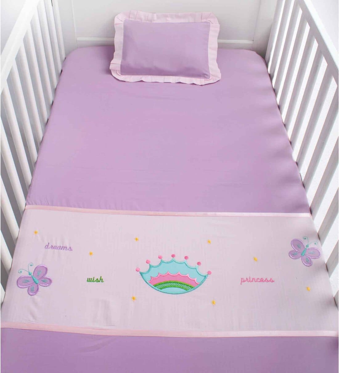 purple cot sheets