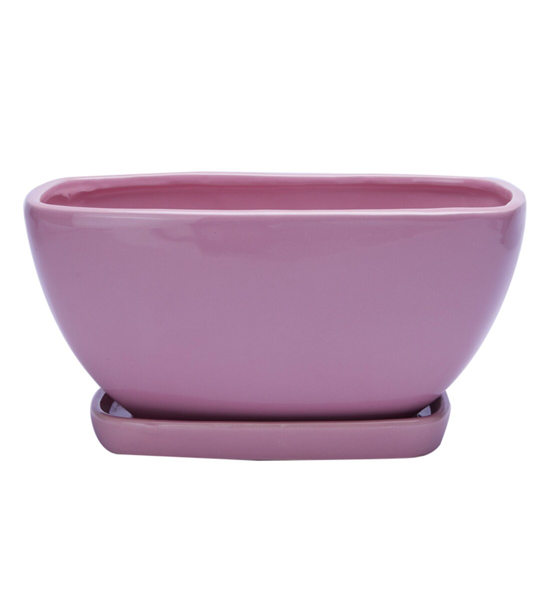 Buy Pink Ceramic Large Size Pot by Gaia Online Floor Planters Pots