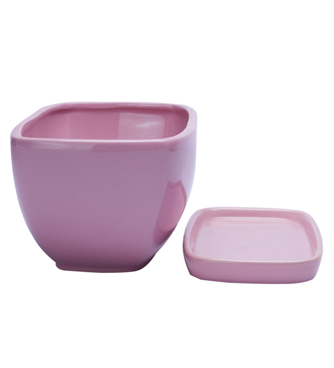 Buy Pink Ceramic Large Size Pot by Gaia Online Floor Planters Pots