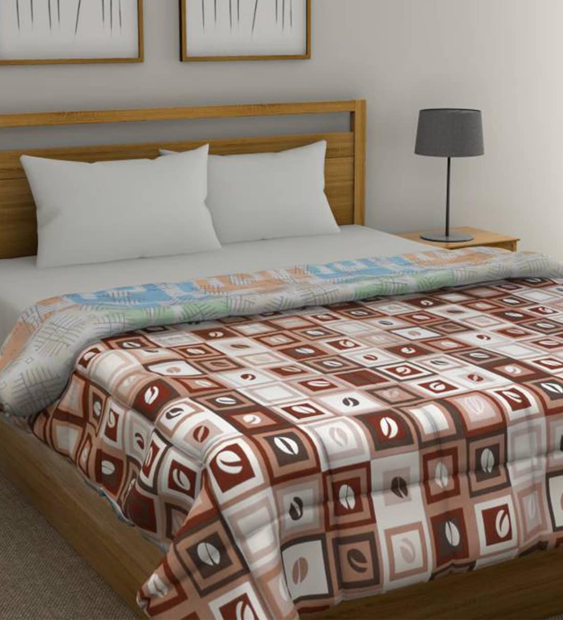 Buy Microfiber 200 GSM Ac Room Single Bed Comforter By Raymond Home at