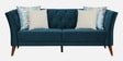 Pittsuburg Velvet 3 Seater Sofa in Bottle Green Colour