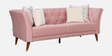 Pittsuburg Velvet 3 Seater Sofa in Plush Pink Colour