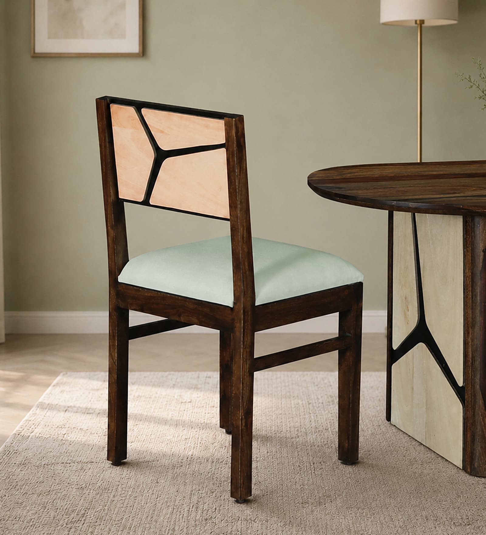 Piccadilly Sheesham Wood Dining Chair In Dual Tone Finish (Set of 2) Piccadilly Sheesham Wood Dining Chair In Dual Tone Finish (Set of 2)