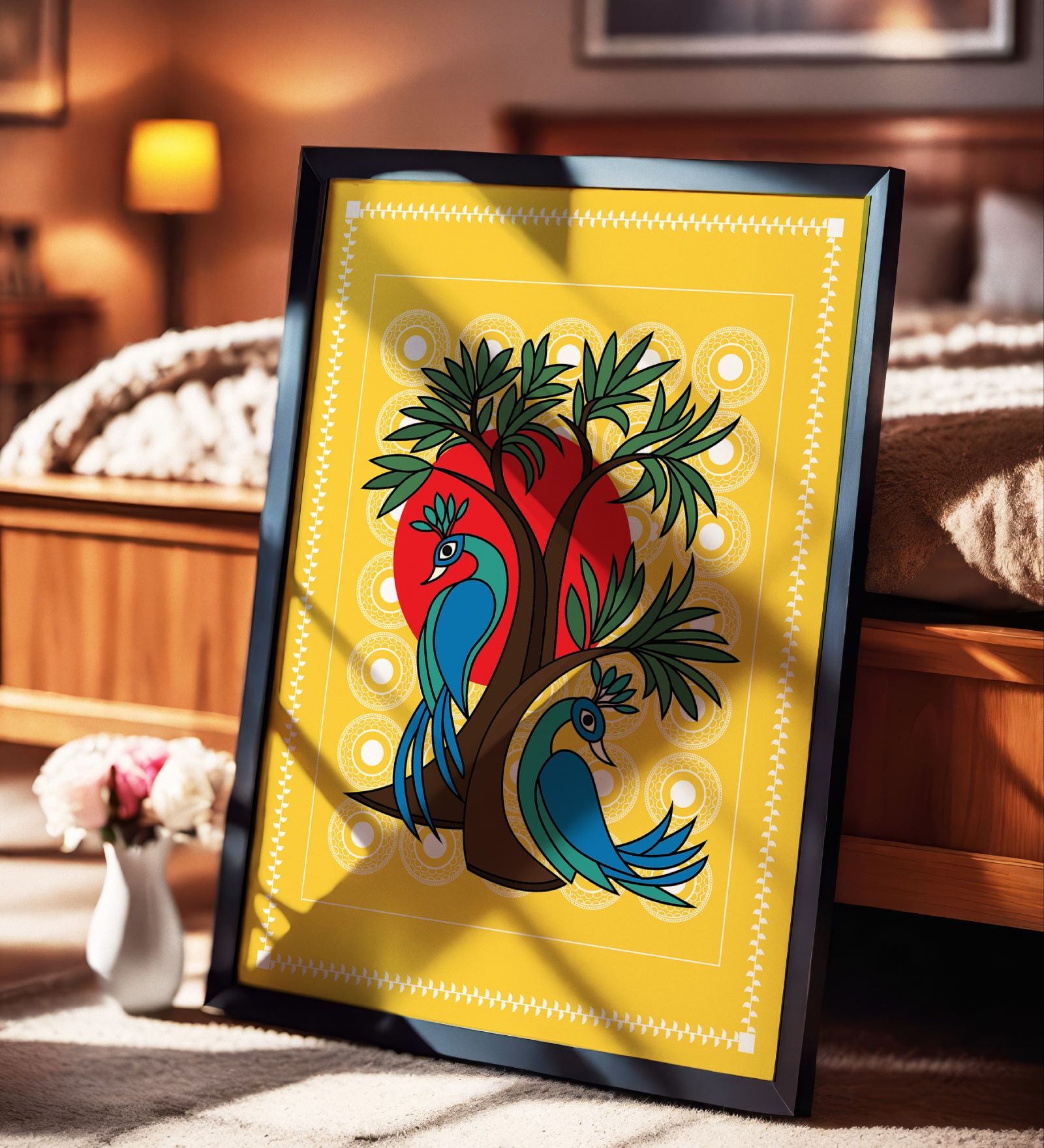 Pichwai Acrylic Wall Art