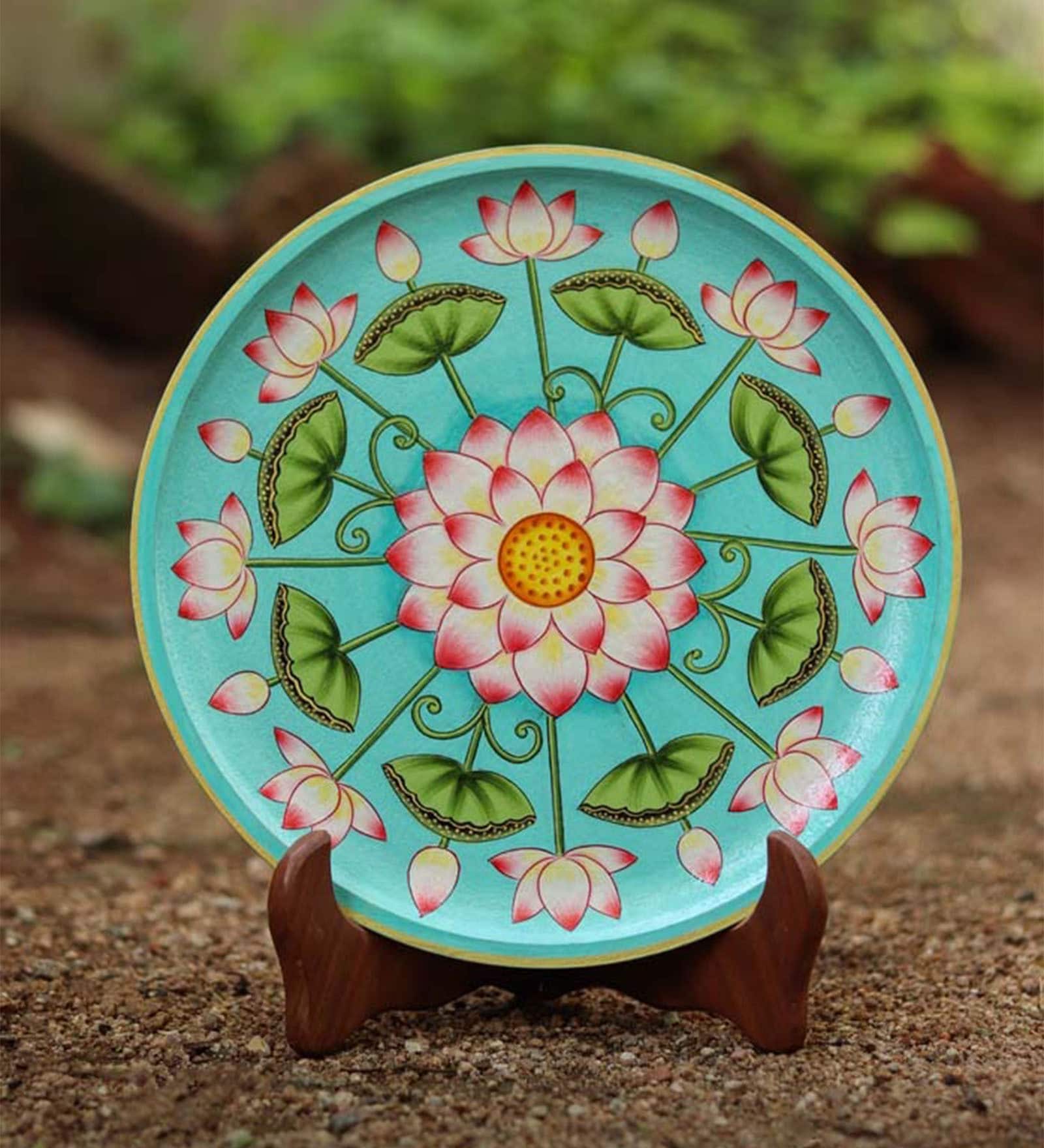 Pichwai Handpainted Wall Plate
