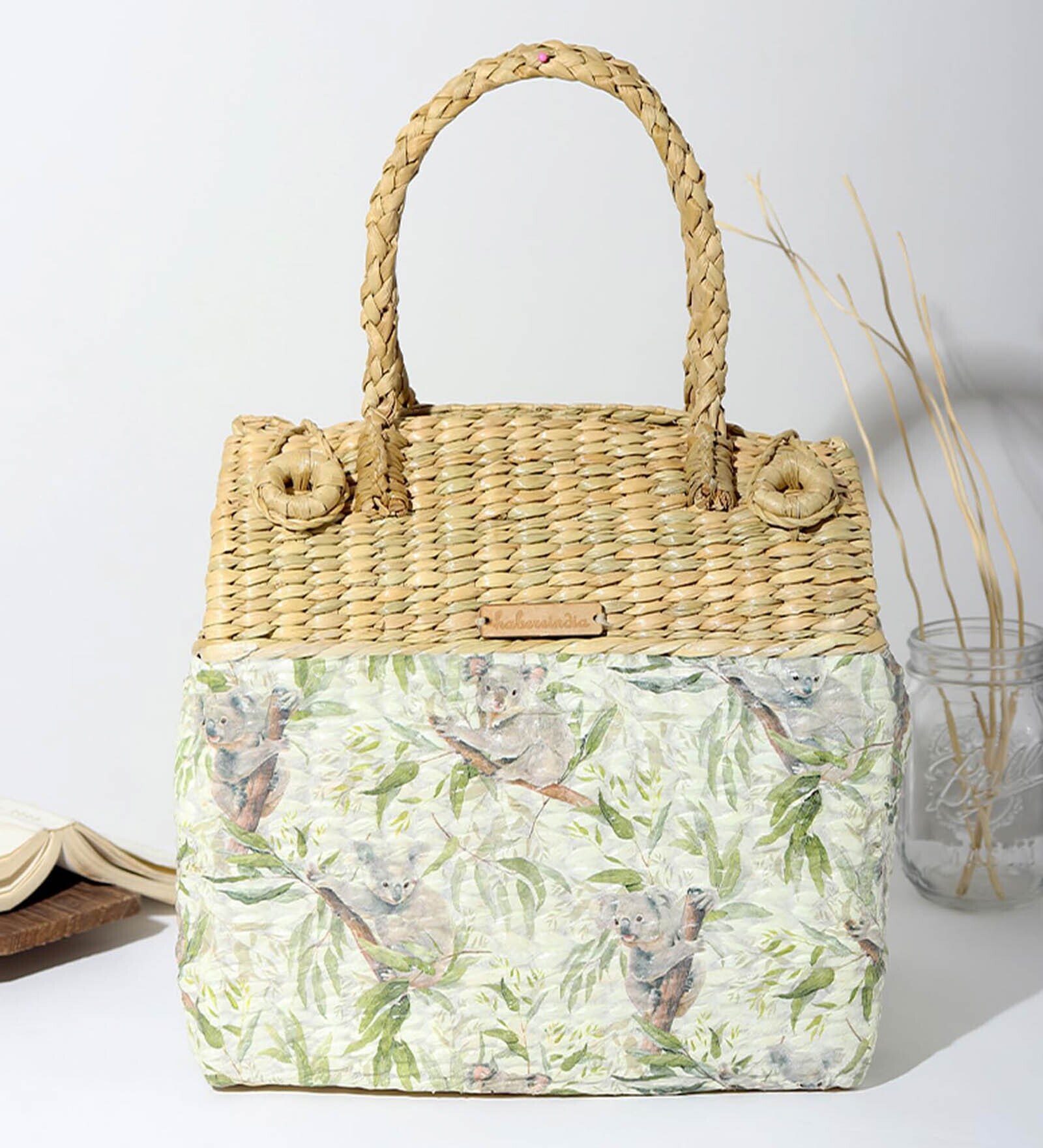 Picnic Baskets | Lunch Basket | Cane or Jute Basket | Wicker Baskets | Cane Basket for Gifting (Design 01)