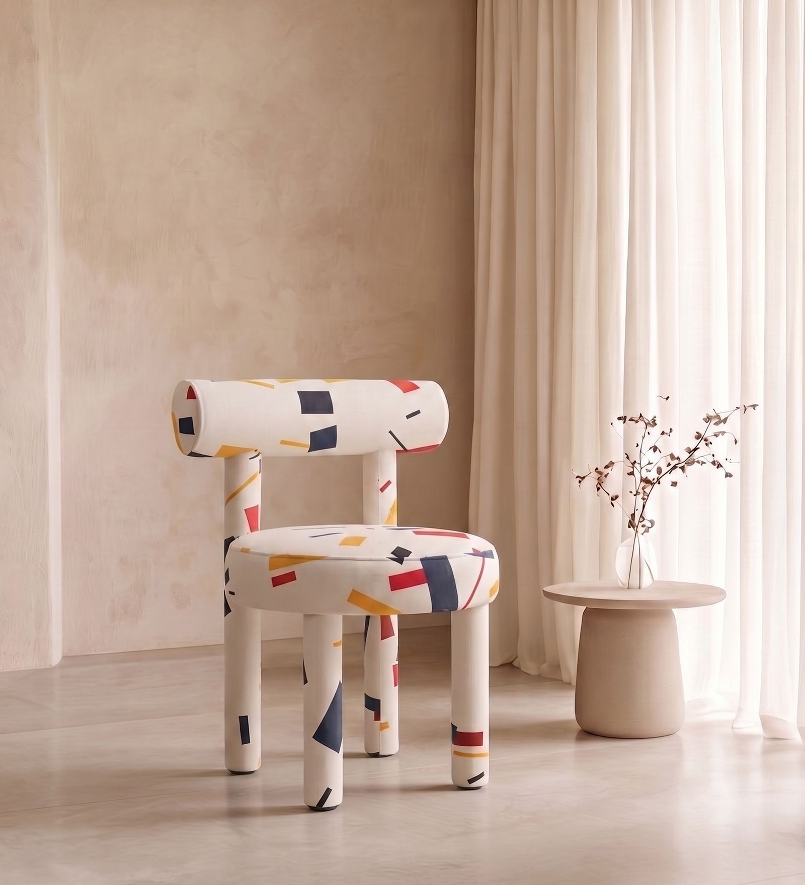 Piectro Play Lounge Chair In Multicolor Colour