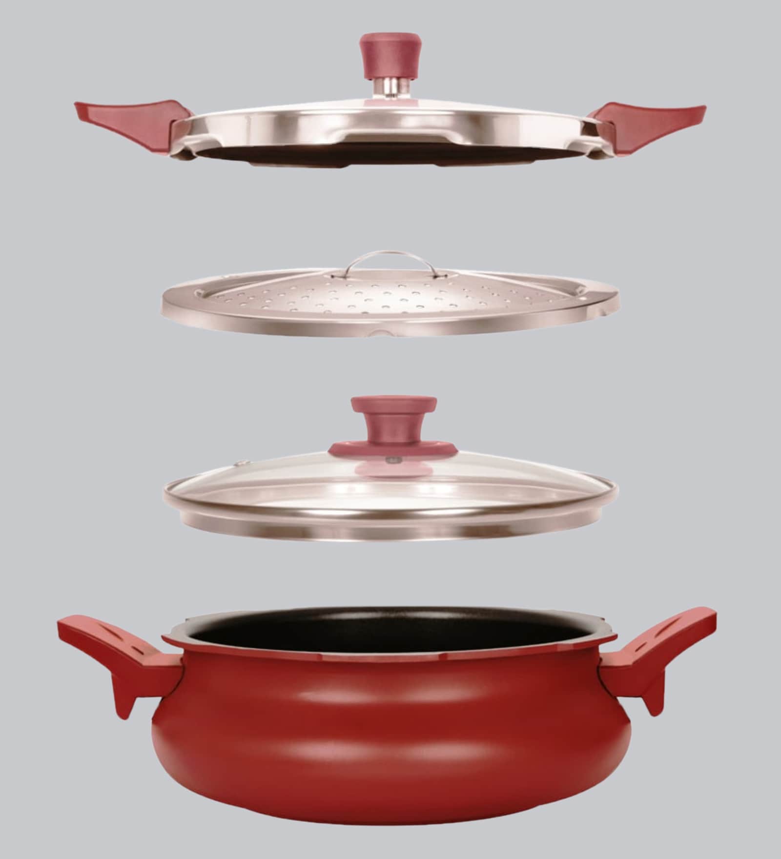 Induction Base Outer Lid Pressure Cooker-3 Ltr