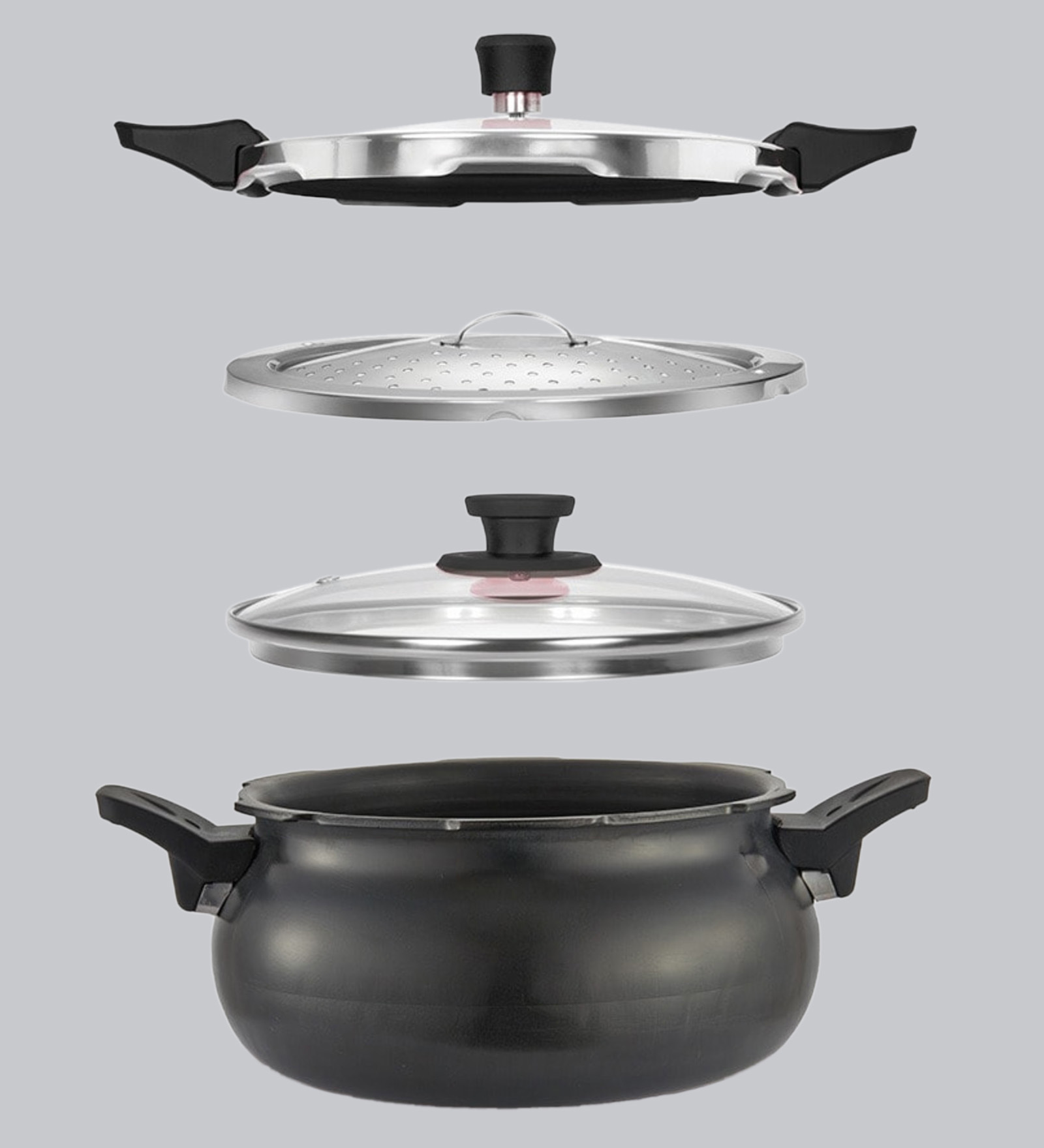 Induction Base Outer Lid Pressure Cooker-5 Ltr