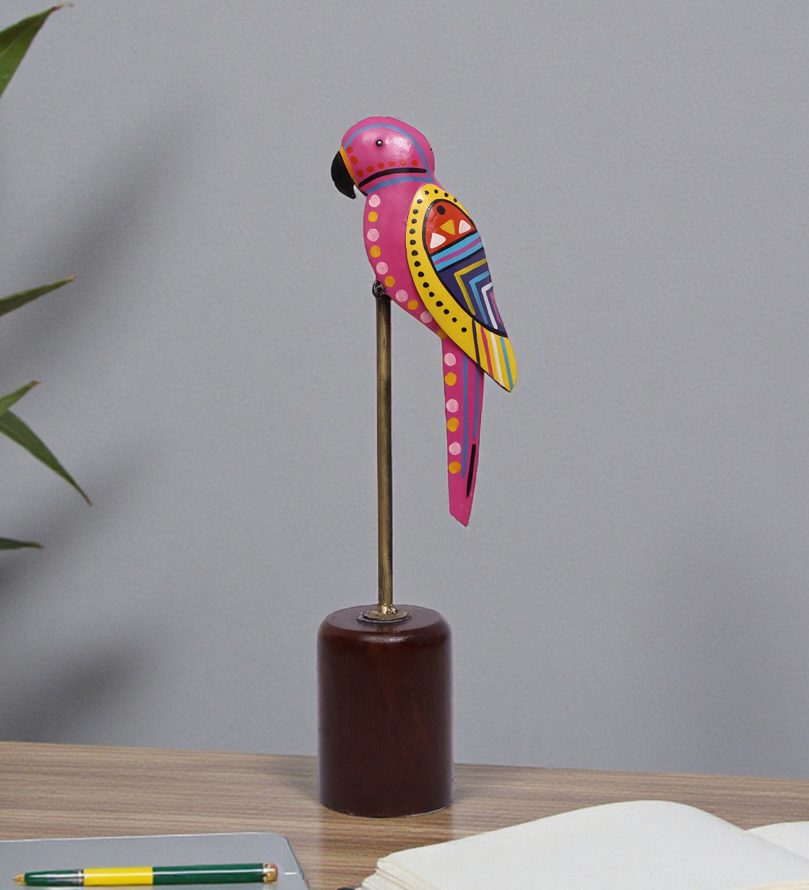 Pihu Parrort Hand Painted Figurine