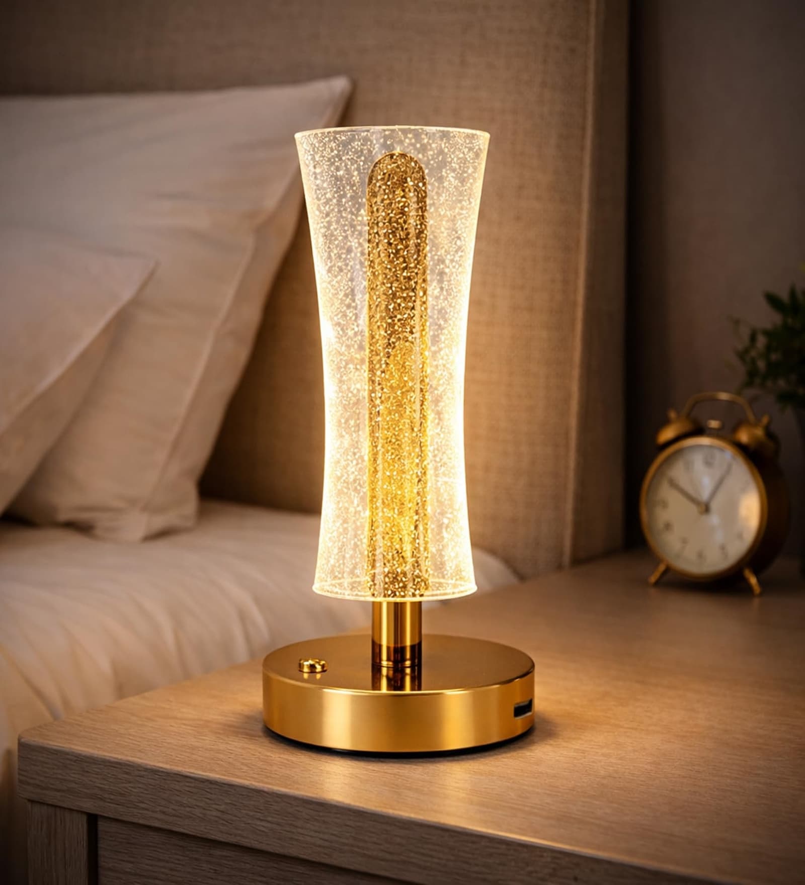 3 in1 Touch Control 3D Acrylic LED Cordless Plugin Night Lamp